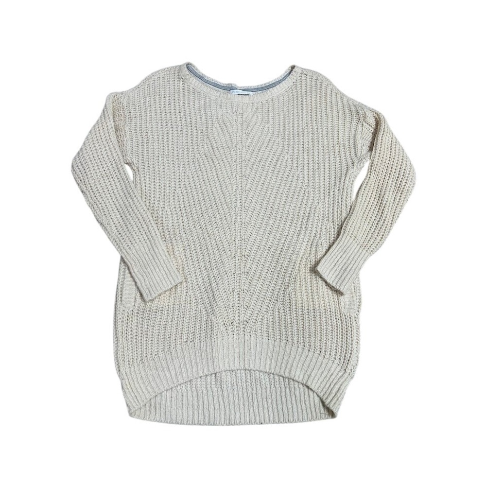Victoria Secret Cream  Knit Tunic Sweater Dress‎ Wool Alpaca Blend Womens Medium